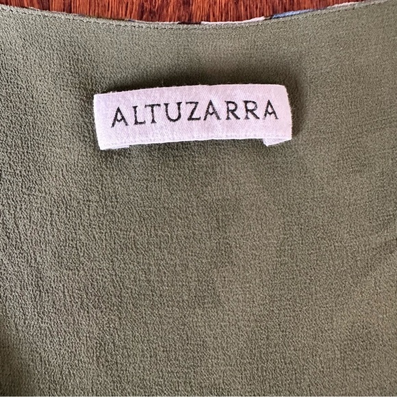 Altuzarra Silk Geometric Design Midi Dress size 44 - Picture 6 of 10